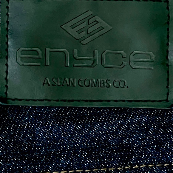 Vintage Enyce by Sean Combs men's baggy denim jort/shorts waist size 48 - Picture 8 of 14